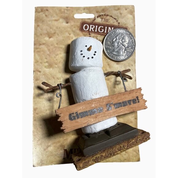 The Original SMores Gimme Smore FigurinePin Brooch By Midwest Of Cannon Falls - Picture 8 of 8